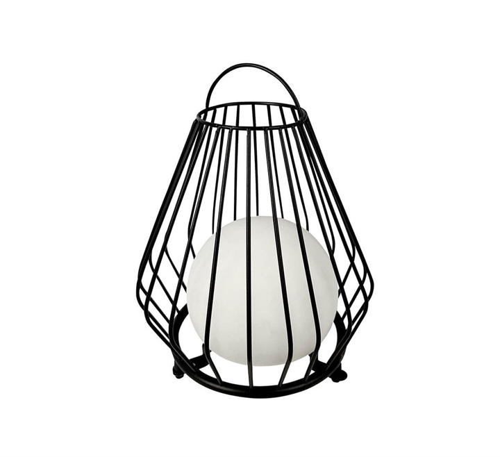 Evesham udendørs lanterne / batterilampe small, sort